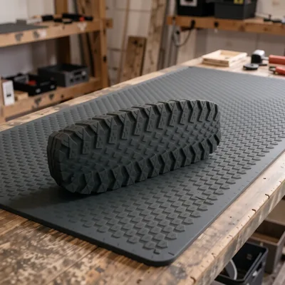 1.5m x 5m Non-Slip Rubber Matting for Workshops and Horseboxes