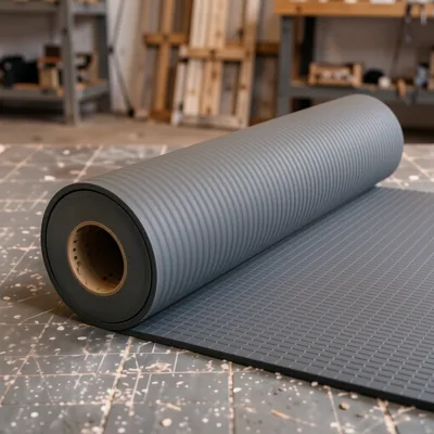 18mm Amoeba Pattern Heavy Duty Rubber Mat, 183cm x 122cm