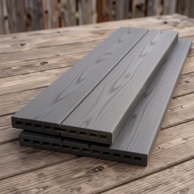 24 Pack Dark Grey Composite Decking Boards, 3.6m Length