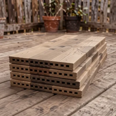 3.6m Antique Composite Decking Boards - Pack of 40 (21m²)