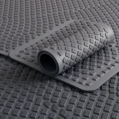 3 Pack Non-Slip Multi-Use Matting, 120cm x 30cm, Grey