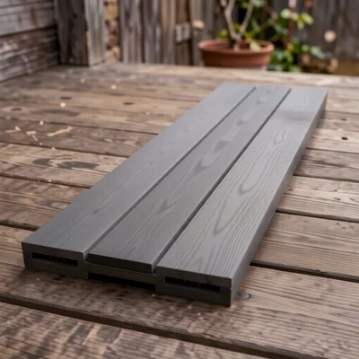 36 Pack Dark Grey Composite Decking Boards, 3.6m Length