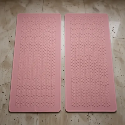 4 Pack Non-Slip Multi-Use Matting, 120cm x 30cm, Pink