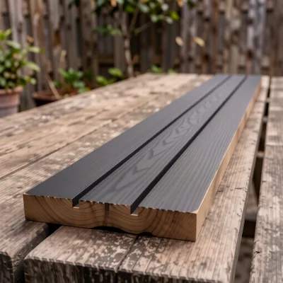 50mm Non-Slip Decking Strips, Black, 1200mm x 50mm (Pack of 13)