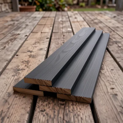 50mm Non-Slip Decking Strips, Black GRP, 1200mm x 4 Pack