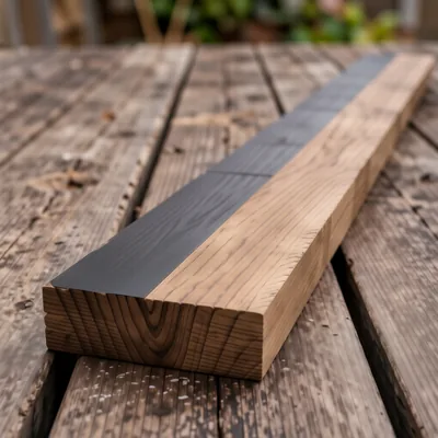 50mm Wide Anti-Slip Decking Strips, Black, 1000mm x 50mm (Pack of 10)