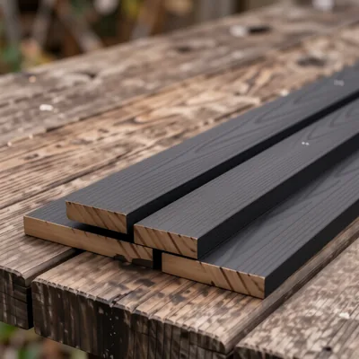50mm Non-Slip Decking Strips, Black GRP, 1000mm x 50mm (6 Pack)