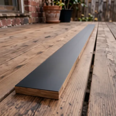 50mm Black Non-Slip Decking Strip, 1200mm Length