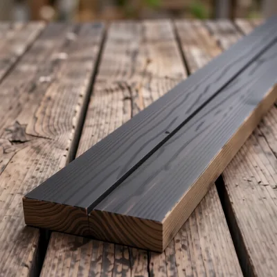 1200mm x 50mm Non-Slip Decking Strips, Black, Pack of 11