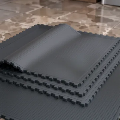 16 Pack Grass Effect Interlocking EVA Floor Mats, 60x60cm