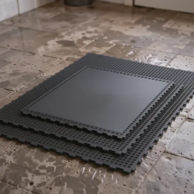 4 Pack Grass Effect Interlocking EVA Floor Mats, 60x60cm