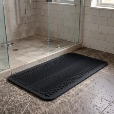 Crystal Non-Slip Shower Bath Mat, 40 x 100cm