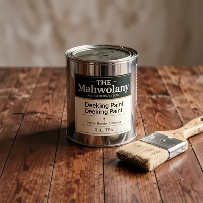 American Mahogany Matt Decking Wood Stain, 2.5L