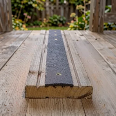 Anti Slip Decking Strips for Slippery Decking Walkways Ramps and Paths