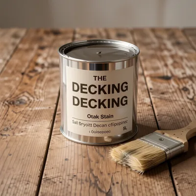 Anti-slip Oak Effect Decking Stain, 5L