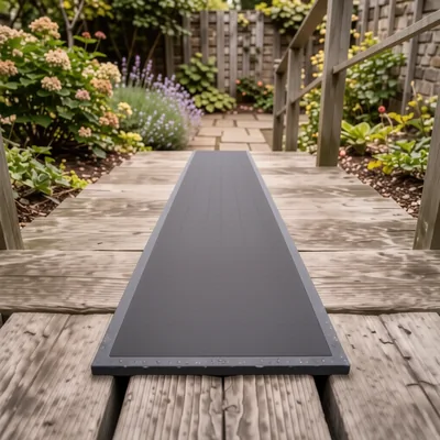 Black GRP Anti-Slip Stair Nosing 2000mm x 55mm x 55mm