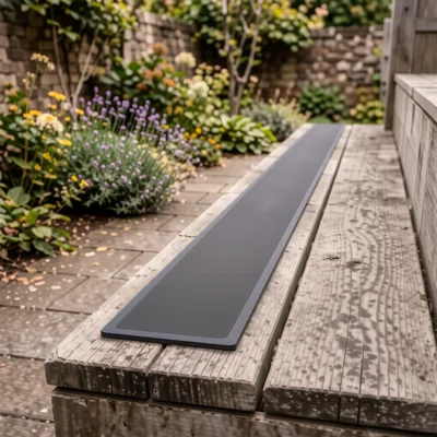 Black GRP Anti-Slip Stair Nosing 750mm x 55mm
