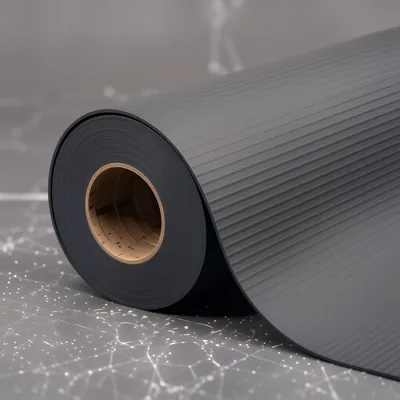 Black Anti-Slip Fluted Rubber Matting 10m x 1.2m x 3mm
