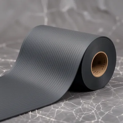 Black Anti-Slip Fluted Rubber Matting, 5m x 0.9m x 3mm