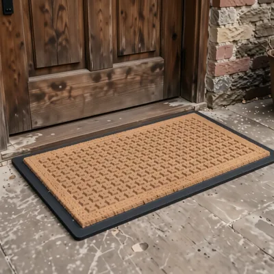 Natural Coir Entrance Mat, 120cm x 60cm x 23mm