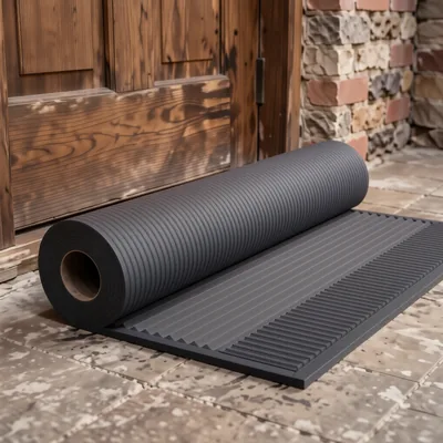Heavy Duty Natural Coir Door Mat with Non-Slip Backing (100 x 100cm)
