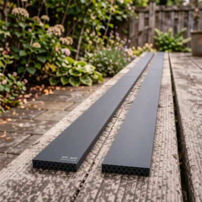 Black Heavy Duty Anti-Slip Strips, 300mm x 65mm (Pack of 3)