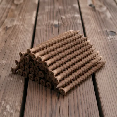 Brown Composite Decking Screws 4.8mm x 63mm, 200 Pack