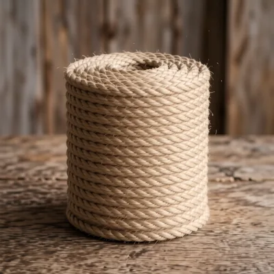 Natural Jute Rope 10mm Diameter x 20 Metre Roll