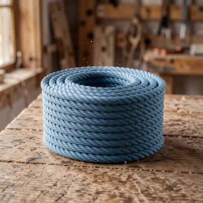 10mm x 20m Twisted Blue Polypropylene Rope