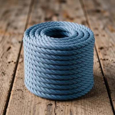 10mm x 50m Twisted Blue Polypropylene Rope