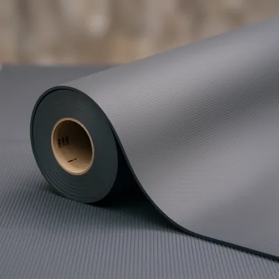 Fine Ribbed Rubber Matting, 3mm Thick, 1m x 10m Roll