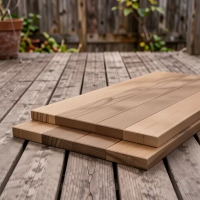 Wooden Decking Tiles 900mm x 900mm x 36mm (4 Pack)