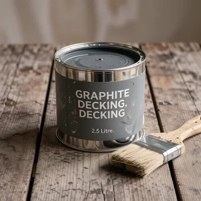 Graphite Anti-Slip Decking Stain, 2.5 Litre