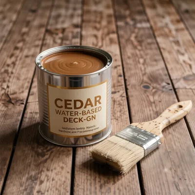 Cedar Colour Water-Based Decking Oil, 5 Litre