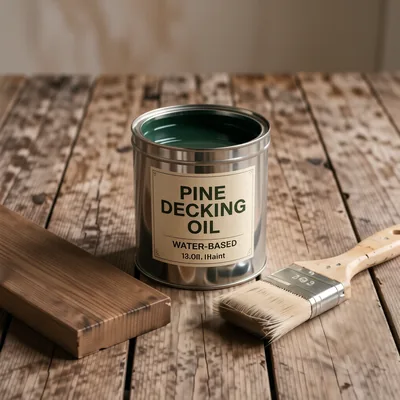 Pine Decking Oil, Water-Based, 5 Litre Tin