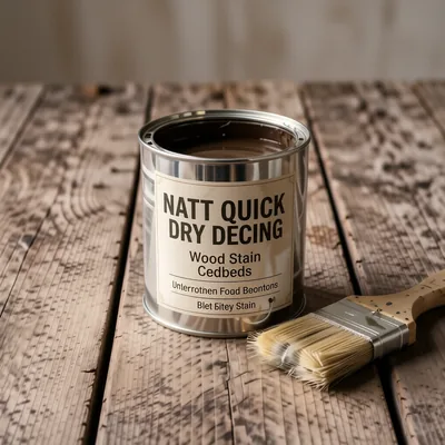 Matt Quick Dry Decking Wood Stain, 2.5L