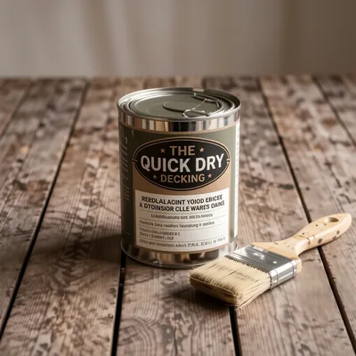 Natural Matt Quick Dry Decking Wood Stain, 5L
