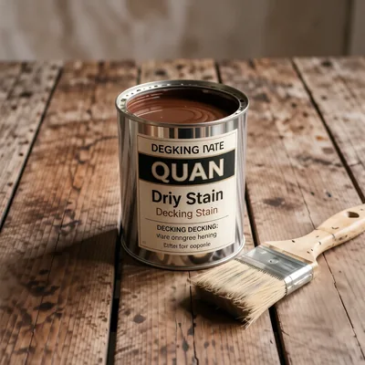Teak Matt Quick Dry Decking Wood Stain, 2.5L