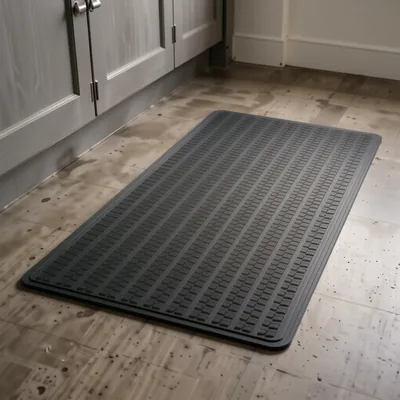 Grey GRP Anti-Slip Floor Mat, 1200mm x 1200mm x 3mm