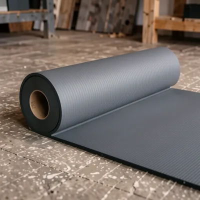 Heavy Duty Non-Slip Rubber Barrier Mat, Charcoal, 40 x 60cm