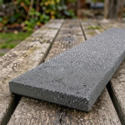 High Impact Strength Composite Decking 140mm x 21mm Non Slip Slate Grey Decking Board
