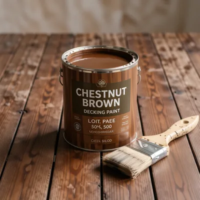 Chestnut Brown Wood Decking Stain, 2.5L