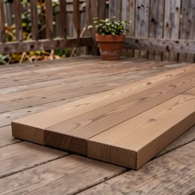 Brown Pine Decking Board 3.6m x 144mm x 27mm