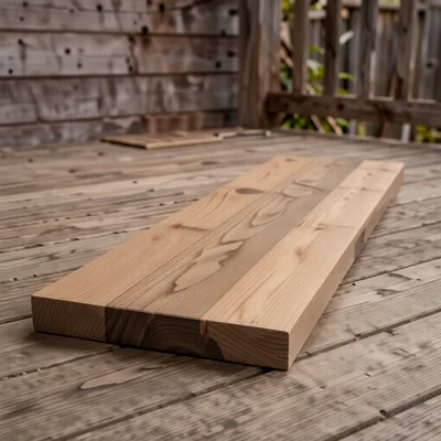 Green Pine Decking Board, 4.8m x 144mm x 27mm