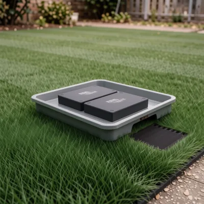 Artificial Grass Training Mat with Tray and Refill Pads