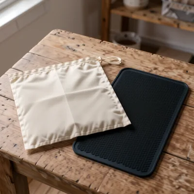 Reusable Dehumidifier Bag and Non-Slip Mat Set