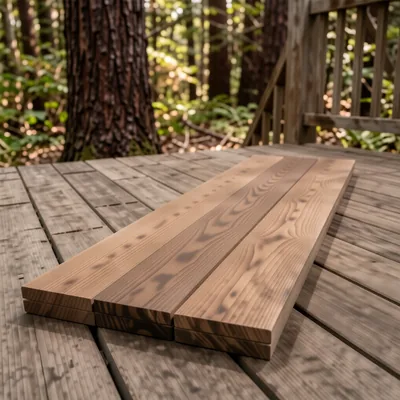 Treated Redwood Timber Decking Boards, 28mm x 120mm x 1.5m (Pack of 15)