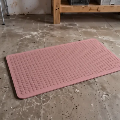 Non-slip multipurpose mat, 120cm x 30cm, pink