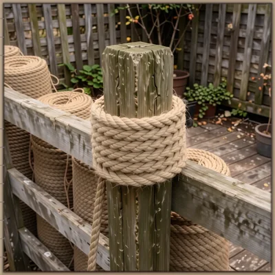 Natural Jute Rope Twisted Braided Decking Garden Boating Sash 26-40mm Up To 500m