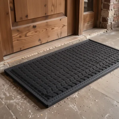 Heavy Duty Natural Coir Non-Slip Door Mat, 40 x 60 cm